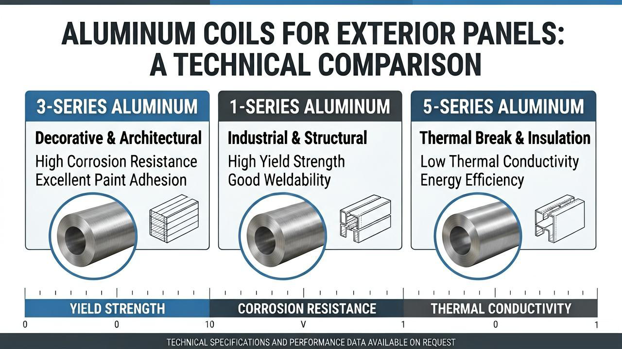 How to choose metal coils for metal exterior wall panels?